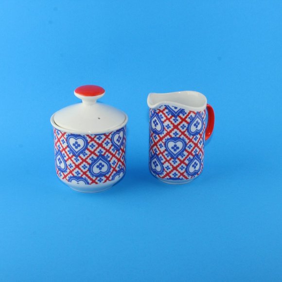 Sugar Bowl and Creamer Set - Picture 1 of 12